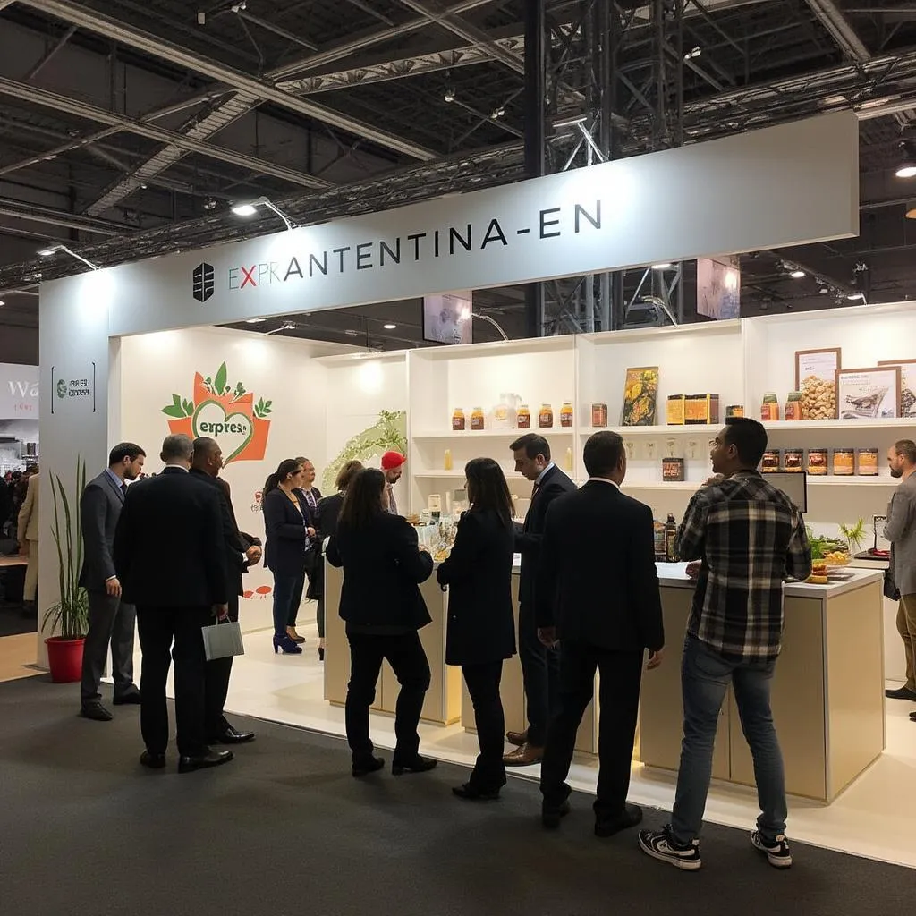 Equipo de Cobbering en feria internacional